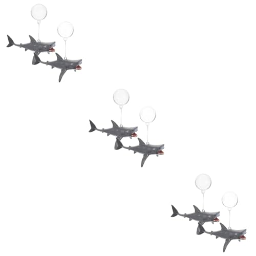 CORHAD 6 Sets Aquarium Landschaft Prop Schwimmende Shark Decor Keine Kanten Für Fische Spielen CORHAD 6 Sets Aquarium Landschaft Prop Schwimmende Shark Decor Keine Kanten Für Fische Spielen von CORHAD