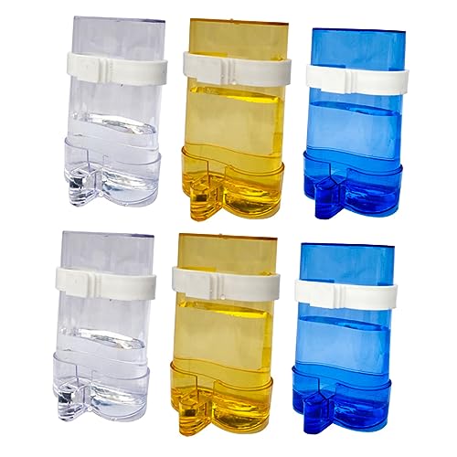 CORHAD 6 Stück Papagei Vogel Automatischer Futterspender Wasserspender Für Kleintiere Lebensmittelechter Kunststoff Einfach Zu Bedienen CORHAD 6 Stück Papagei Vogel Automatischer Futterspender Wasserspender Für Kleintiere Lebensmittelechter Kunststoff Einfach Zu Bedienen von CORHAD