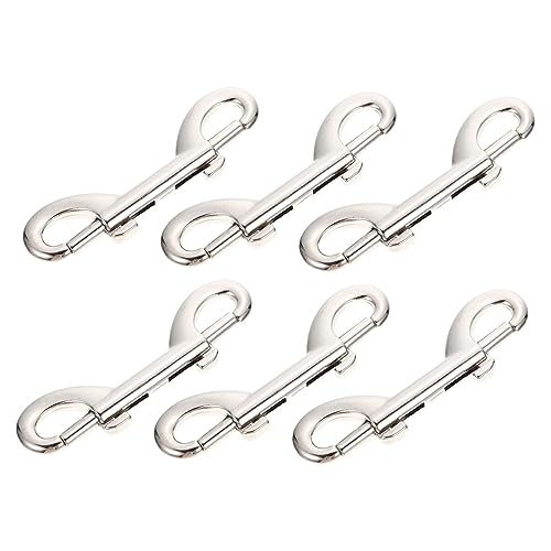CORHAD 6stücke Snap-Haken Für Haustiere Strapazierfähige Und Rostfreie Clips Für Hundeleinen Riemen Und Gepäck Multipurpose Karabiner Für Outdoor-aktivitäten Silber CORHAD 6stücke Snap-Haken Für Haustiere Strapazierfähige Und Rostfreie Clips Für Hundeleinen Riemen Und Gepäck Multipurpose Karabiner Für Outdoor-aktivitäten Silber von CORHAD