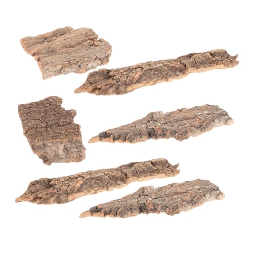 CORHAD 6st Dekoration Aus Reptilienrinde Terrarienpflanzendekoration Klettert Auf Baumrinde Reptil Eckzweig Reptilien-hintergrundrinde Korkrinde Für Reptilien Kork Log Colorful CORHAD 6st Dekoration Aus Reptilienrinde Terrarienpflanzendekoration Klettert Auf Baumrinde Reptil Eckzweig Reptilien-hintergrundrinde Korkrinde Für Reptilien Kork Log Colorful von CORHAD