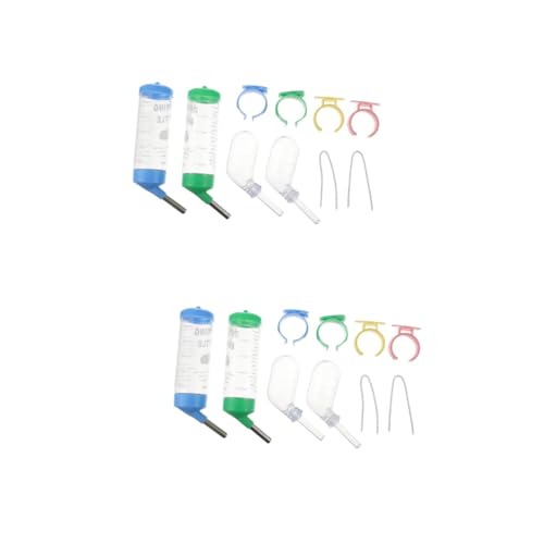 CORHAD 8 STK Trinkbrunnen für Hamster Haustier-Wasserflasche kleine Hamsterwasserflasche Hamster trinkflasche hasentrinkflaschen Trinkflasche für Kleintiere Tierwasserflasche Plastik von CORHAD