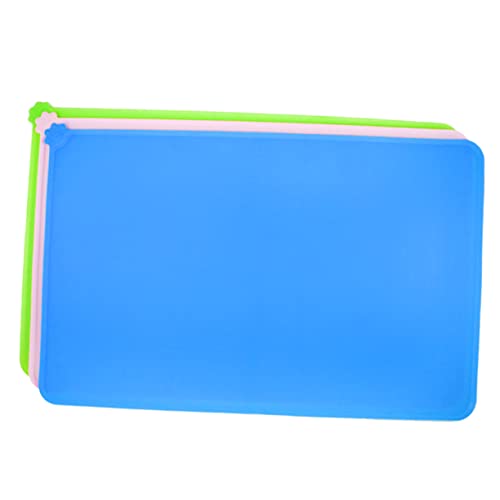 Animal Polster pet Supplies Silicone mat hundenapf unterlage Hunde schüssel unterlage katzennapf Hunde napfunterlage silikonmatte wasserdicht Tischset Essensmatte Haustiermatte von CORHAD