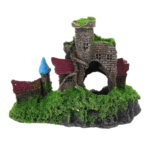 CORHAD Aquatische Dekoration Mini Schloss für Desktop Tank Aquarium Schloss Dekorationen CORHAD Aquatische Dekoration Mini Schloss für Desktop Tank Aquarium Schloss Dekorationen von CORHAD