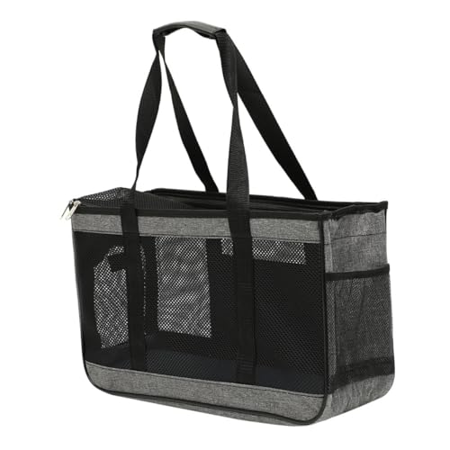 CORHAD Atmungsaktive Tragbare Haustier Tragetasche für Kleine Katzen und Hunde Langlebiges Material Leichter Katzen Reiseträger für Outdoor Shopping Wandern und Reisen mit Verstellbaren von CORHAD