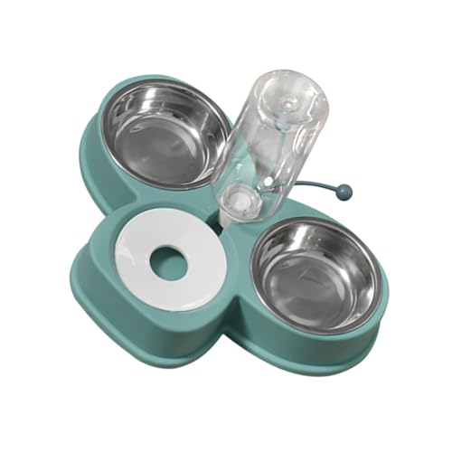 CORHAD Automatischer Haustier-wasserspender Feeder Mate Pet 2-schüssel Nicht Abnehmbar Grün Für Home Store CORHAD Automatischer Haustier-wasserspender Feeder Mate Pet 2-schüssel Nicht Abnehmbar Grün Für Home Store von CORHAD
