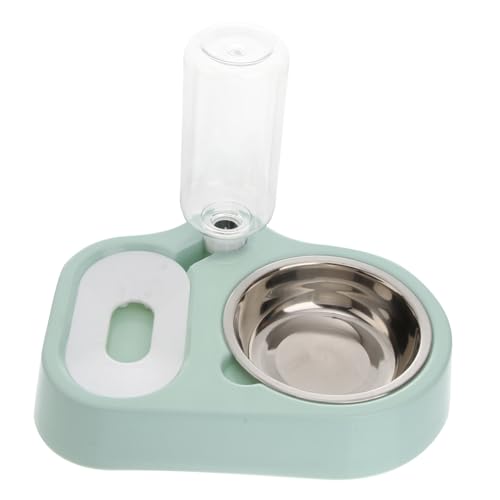 CORHAD Automatischer Wasserspender für Haustiere Transparenter Futterspender mit Einfachem Design Leicht zu Reinigen rutschfest Geeignet für Katzen und Hunde Praktischer Trinknapf mit von CORHAD