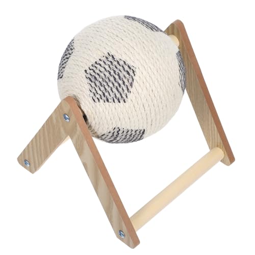 CORHAD Cat Catch Ball Cat Crawling -Rahmen Interaktiver Kratzball Katzen-trainingsspielzeug Katzenkratzbaum Süß Kratzunterlage Für Katzen Für Haustiere Sisal Hellbraun von CORHAD
