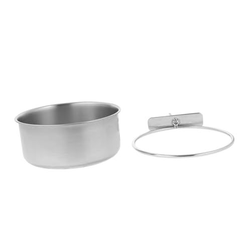 CORHAD Vogelkäfige Für Haustiere Käfige Coop-Cup Futter- Und Wassernapf Aus Edelstahl Vogel-Cup Zur Fütterung Von Papageien Spülmaschinenfest Für Hunde Und Katzen von CORHAD