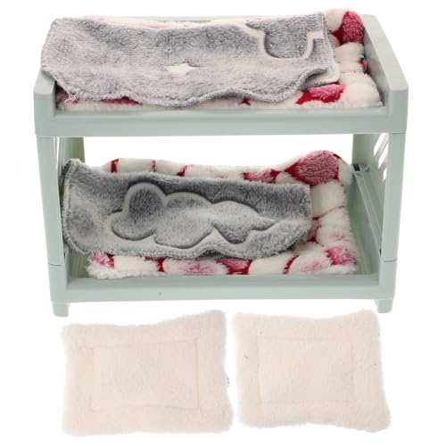 CORHAD Hamsterbett Für Haustiere Zweiseitiges Nest Für Meerschweinchen Und Kaninchen Leicht Zu Reinigen Geeignet Für Kleine Haustiere Im Käfig von CORHAD
