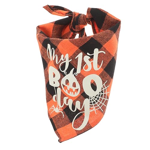 CORHAD Bandana Halloween Dekoratives Haustierhalsband Für Wiederverwendbares Halstuch Lustige Muster von CORHAD