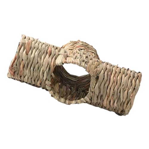 CORHAD Hochwertiges Grasmaterial Hamstertunnel Versteck 3-tunnelspielzeug Für Meerschweinchen CORHAD Hochwertiges Grasmaterial Hamstertunnel Versteck 3-tunnelspielzeug Für Meerschweinchen von CORHAD