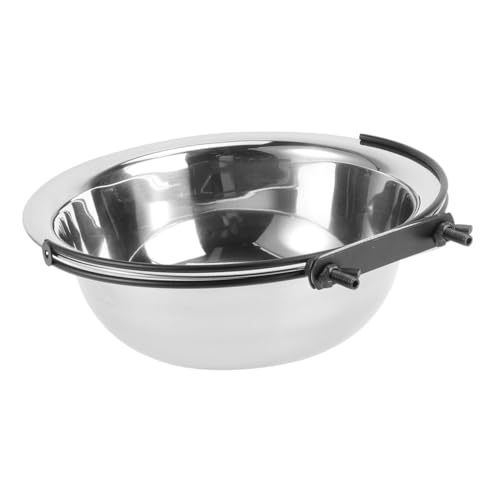 CORHAD Edelstahl Hängeschüssel für Hunde Katzen Kratzfeste Futterschale mit Befestigung für Käfige Komfortable Futter Wasserschale Robust und Leicht zu Reinigen CORHAD Edelstahl Hängeschüssel für Hunde Katzen Kratzfeste Futterschale mit Befestigung für Käfige Komfortable Futter Wasserschale Robust und Leicht zu Reinigen von CORHAD