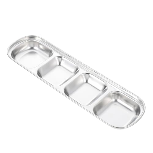CORHAD Hochwertiger Futternapf Aus Edelstahl Für Haustiere 4-Gitter-Design Für Sicheres Und Einfache Pflege CORHAD Hochwertiger Futternapf Aus Edelstahl Für Haustiere 4-Gitter-Design Für Sicheres Und Einfache Pflege von CORHAD
