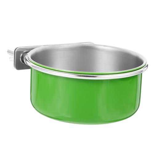 CORHAD Papagei Lebensmittel Container Vogel Käfig Wasser Schüssel Edelstahl Robust Pet Feeder Barsch von CORHAD