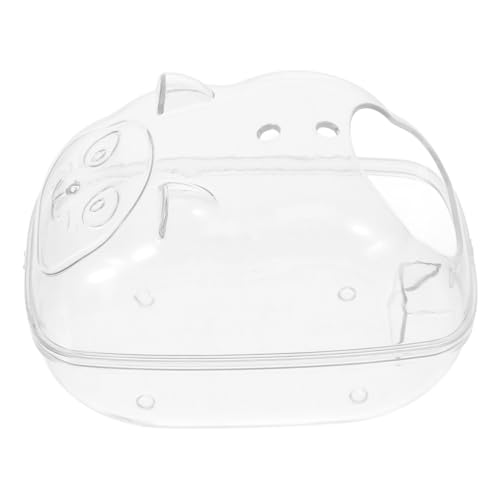 CORHAD Hamster-Badezimmer, Hamster-badewanne, Transparenter Sandbadbehälter, Hamster-Toilette Und Sandkasten-badewanne, Transparentes Hamsterbett, Sandbadebox Für Hamsterkäfig-zubehör CORHAD Hamster-Badezimmer, Hamster-badewanne, Transparenter Sandbadbehälter, Hamster-Toilette Und Sandkasten-badewanne, Transparentes Hamsterbett, Sandbadebox Für Hamsterkäfig-zubehör von CORHAD