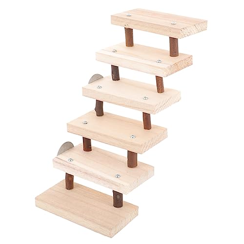 CORHAD Hamster Holzleiter Für Kleintiere Robuste Kletterleiter Für Hamster Meerschweinchen Und Chinchillas Als Spielzeug Und Käfigzubehör Für Aktive Haustiere CORHAD Hamster Holzleiter Für Kleintiere Robuste Kletterleiter Für Hamster Meerschweinchen Und Chinchillas Als Spielzeug Und Käfigzubehör Für Aktive Haustiere von CORHAD