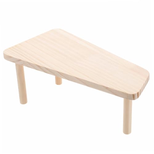 CORHAD Hamster Plattform Holz Langlebig Kleintier Spielplatz Kletterplattform für Hamster Käfig Zubehör Kleines Haustier Aktivitätsfläche von CORHAD