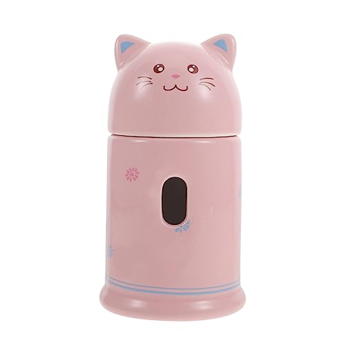 CORHAD Halterung Für Haustier-wasserflaschen Keramik-wasserkocher Katzen-Design Bequeme Trinkposition Für Hamster von CORHAD