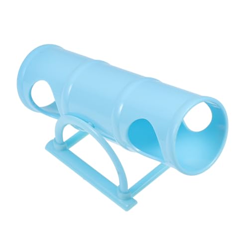 CORHAD Hamsterwippe Sportzubehör Spielzeug für Hamster Übung Wippe Tunnel Kleintiere Interaktiver kreativer Hamstertunnel Haustierwippe Spielzeug Blauer Plastik-Haustiertunnel CORHAD Hamsterwippe Sportzubehör Spielzeug für Hamster Übung Wippe Tunnel Kleintiere Interaktiver kreativer Hamstertunnel Haustierwippe Spielzeug Blauer Plastik-Haustiertunnel von CORHAD