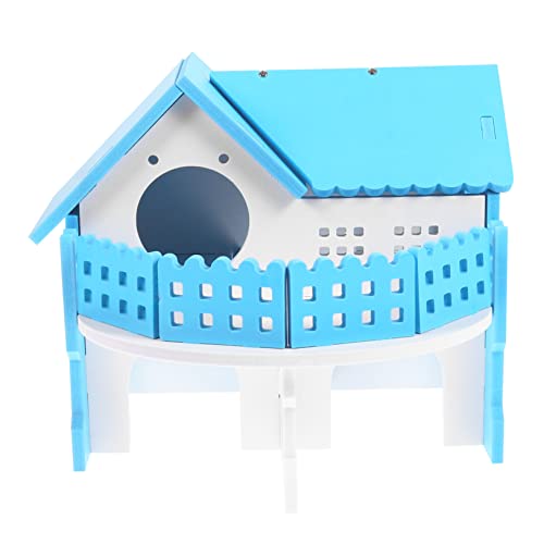 CORHAD Elegante Hamstervilla Doppellagiges Spielhaus Holznest Stressumgebung Für Kleintiere CORHAD Elegante Hamstervilla Doppellagiges Spielhaus Holznest Stressumgebung Für Kleintiere von CORHAD