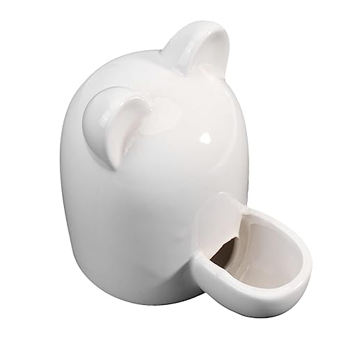CORHAD Sparen Sie Zeit 100 Ml Automatischer Katzenfutter- Und Wasserspender Für Hamster Und Katzen Weißes Katzenohr-Design von CORHAD