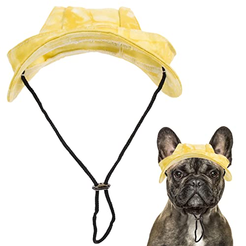 CORHAD Sonnenhut Für Hunde Baseballmütze Mit Ohren Sonnenschutzhut Für Hunde Verstellbar Und Bequem Gelb S CORHAD Sonnenhut Für Hunde Baseballmütze Mit Ohren Sonnenschutzhut Für Hunde Verstellbar Und Bequem Gelb S von CORHAD