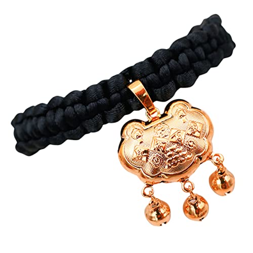 CORHAD Haustier Halskette Katzenbedarf Bling Hundehalsband Welpe Halskette Halsband Kleines Hundezubehör Halloween-dekor Halskette Mit Hundeketten Haustier Glocke Empfindlich Polyester von CORHAD