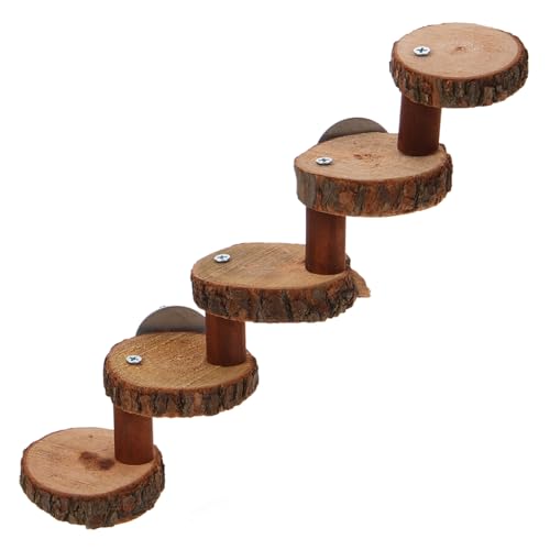 CORHAD Hamster Holzleiter Spielzeug Für Kleintiere Klettergerüst Für Hamster Wellensittiche Und Ähnliche Vögel Stabil Langlebig Und Sicher Für Stundenlangen Spielspaß Im Käfig CORHAD Hamster Holzleiter Spielzeug Für Kleintiere Klettergerüst Für Hamster Wellensittiche Und Ähnliche Vögel Stabil Langlebig Und Sicher Für Stundenlangen Spielspaß Im Käfig von CORHAD