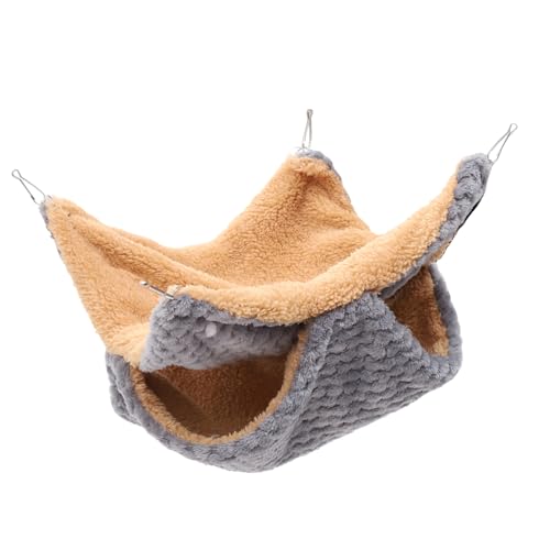 CORHAD Warme Hängematte für Meerschweinchen bequemes Versteckbett für Haustiere 34 x 34 grau weiches gemütliches Nest CORHAD Warme Hängematte für Meerschweinchen bequemes Versteckbett für Haustiere 34 x 34 grau weiches gemütliches Nest von CORHAD