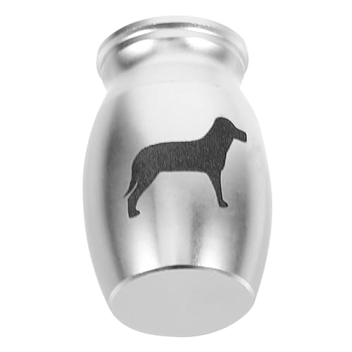 CORHAD Miniatur Tierurne Für Hunde Und Katzen Elegante Metallurne Zur Ascheaufbewahrung Tragbare Gedenkurne Für Haustiere Für Erinnerungen Und Abschied von CORHAD