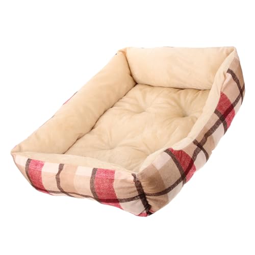 CORHAD Haustierbett Katzenspielzeug Winterkatzenbett Kleines Hundebett Gemütliche Katzenhütte Weihnachtshaustiernest Warmes Katzenschlafbett Plüsch Katzenhöhlenbett Rot Baumwolle CORHAD Haustierbett Katzenspielzeug Winterkatzenbett Kleines Hundebett Gemütliche Katzenhütte Weihnachtshaustiernest Warmes Katzenschlafbett Plüsch Katzenhöhlenbett Rot Baumwolle von CORHAD