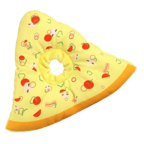 CORHAD Katzenhalsband in Pizzaform Weich Chirurgisches Für Und Hunde Verhindert Lecken Größe M von CORHAD