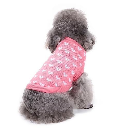 CORHAD Produkte Für Hunde Hundekleidung Rundhals-Haustierprodukte Haustierkleidung Haustier-Pullover Winterpullover Rundhals Kleidung Hundepullover Süß Geschenkidee Kleidung Pullover von CORHAD