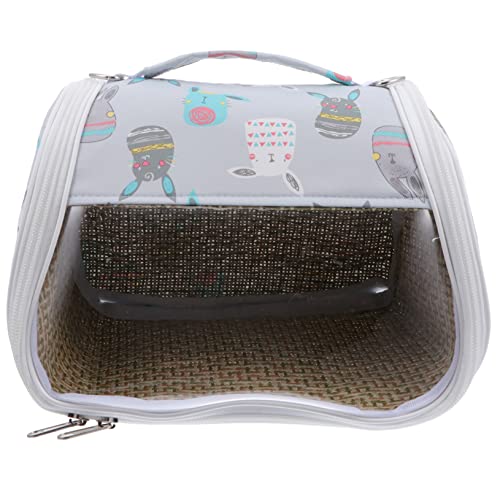 CORHAD Reisetasche Hamstertragetasche Haustierausflug Umhängetasche Für Kleintiere Eichhörnchen Reisetragetasche Leicht Und Einfach Zu Reinigen Grey Vine-l CORHAD Reisetasche Hamstertragetasche Haustierausflug Umhängetasche Für Kleintiere Eichhörnchen Reisetragetasche Leicht Und Einfach Zu Reinigen Grey Vine-l von CORHAD