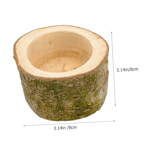CORHAD Holz Futternapf für Meerschweinchen und Hamster Verschleißfest Multifunktional mit Großem Fassungsvermögen Leicht zu Reinigen Geeignet für Kaninchen und Chinchilla Haustier Zubehör von CORHAD