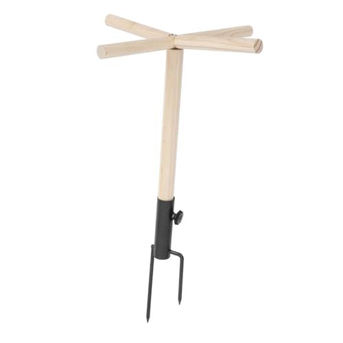 CORHAD Holz Hühnerstange Stabile Sitzstange für Hühner und Papageien Natürliche Holzoptik Fördert Balance und Spiel Geeignet für Innen und Außenhaltung Robustes Vogelspielzeug für von CORHAD