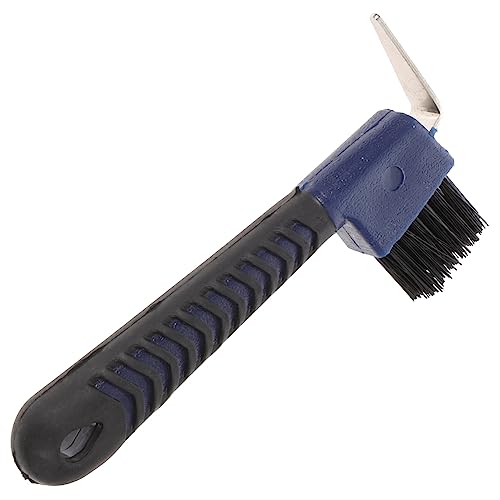 CORHAD Hufkratzer Mit Bürste Für Pferde Ergonomischer Griff Langlebig Und Rostfrei Pferdepflegewerkzeug Für Tägliche Hufpflege Zufällige Farbe von CORHAD