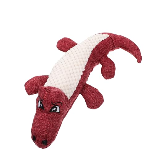 CORHAD Kauspielzeug Für Hunde Robustes Plüschspielzeug Mit Quietschfunktion Simuliertes Krokodil Für Zahnpflege Und Spielspaß Für Kleine Und Mittlere Hunde CORHAD Kauspielzeug Für Hunde Robustes Plüschspielzeug Mit Quietschfunktion Simuliertes Krokodil Für Zahnpflege Und Spielspaß Für Kleine Und Mittlere Hunde von CORHAD
