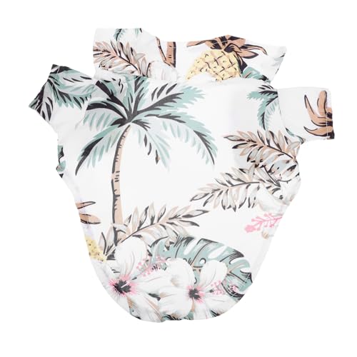 CORHAD Puppy T-Shirt Für Kleine Hunde Atmungsaktives Sommer-Outfit Mit Kokosnussbaum-Muster Bequem Und Pflegeleicht Für Alltag Und Besondere Anlässe Xs CORHAD Puppy T-Shirt Für Kleine Hunde Atmungsaktives Sommer-Outfit Mit Kokosnussbaum-Muster Bequem Und Pflegeleicht Für Alltag Und Besondere Anlässe Xs von CORHAD