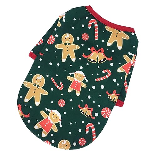 CORHAD Gingerbread Man Hundekleidung Für Weihnachten Lustiger Weihnachtsmantel Für Hunde Outfit Für Haustierpartys Warm Und Für Tägliches Tragen CORHAD Gingerbread Man Hundekleidung Für Weihnachten Lustiger Weihnachtsmantel Für Hunde Outfit Für Haustierpartys Warm Und Für Tägliches Tragen von CORHAD