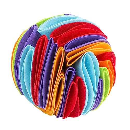 CORHAD Hundeschnüffelball Kauspielzeug für Haustiere Hundebälle Beißspielzeug für Welpen Dog Toy Dog chew Toy Schleifspielzeug für Hunde Leckfutterspielzeug für Haustiere Filzstoff CORHAD Hundeschnüffelball Kauspielzeug für Haustiere Hundebälle Beißspielzeug für Welpen Dog Toy Dog chew Toy Schleifspielzeug für Hunde Leckfutterspielzeug für Haustiere Filzstoff von CORHAD