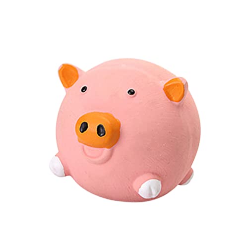 CORHAD 1stück Pet Molar Squeaker Spielzeug Aus Latex Widerstandsfähiges Kauspielzeug Für Hunde Und Welpen Pinkes Schwein Attraktives Interaktives Spielzeug Mit Geräuschfunktion von CORHAD