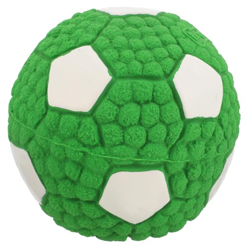 CORHAD Hundespielzeugball Quietschball Für Hunde Fußball Kauball Für Hunde Kleines Hundespielzeug Quietschende Bälle Für Kleine Hunde Beißspielzeug Für Hundeball Kleiner Hund Welpen Gummi von CORHAD