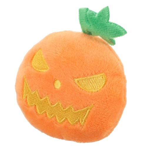 CORHAD Interaktives Katzenspielzeug Halloween Plüsch Kürbisform Kau Quietschspielzeug für Kleine Katzen zur Zahnpflege und Beschäftigung Drinnen CORHAD Interaktives Katzenspielzeug Halloween Plüsch Kürbisform Kau Quietschspielzeug für Kleine Katzen zur Zahnpflege und Beschäftigung Drinnen von CORHAD