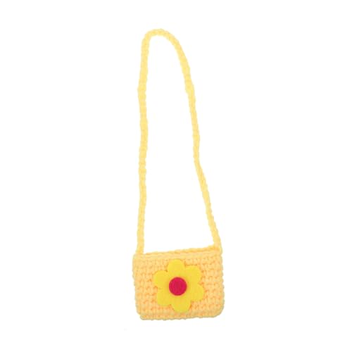 CORHAD 1stücke Mini Haustier Kostüm Tasche Gelbe Kleine Umhängetasche Für Hunde Und Katzen Für Partys Fotoshootings Und Tägliche Ausflüge Leicht von CORHAD