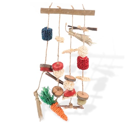 CORHAD Kauspielzeug Aus Holz Für Kleintiere Multifunktionsspielzeug Chinchilla-zubehör Linderung Von Langeweile Sicher Für Haustiere Natürlicher Geschmack Pflege Zufällige Farbe CORHAD Kauspielzeug Aus Holz Für Kleintiere Multifunktionsspielzeug Chinchilla-zubehör Linderung Von Langeweile Sicher Für Haustiere Natürlicher Geschmack Pflege Zufällige Farbe von CORHAD
