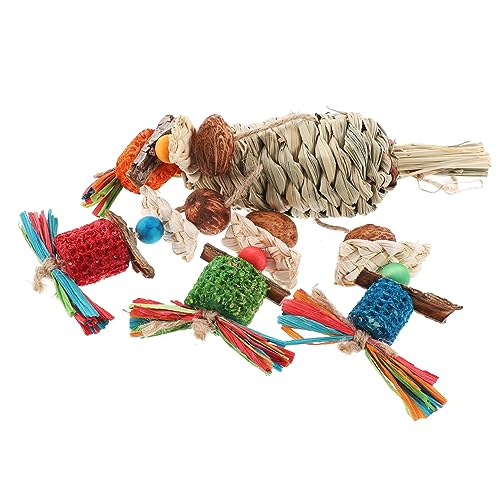 CORHAD Parrot Chewing Toy Für Vögel Bunte Natürliche Kauspielzeuge Und Spaß Im Käfig Sicheres Und Langlebiges Vogelzubehör Für Papageien Und Sittiche CORHAD Parrot Chewing Toy Für Vögel Bunte Natürliche Kauspielzeuge Und Spaß Im Käfig Sicheres Und Langlebiges Vogelzubehör Für Papageien Und Sittiche von CORHAD