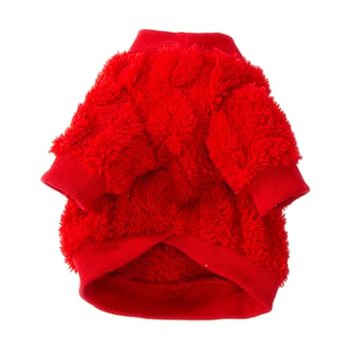 CORHAD Hundepullover Für Winter Wärmende Haustierbekleidung Mit Dekorativem Drachenmuster Geeignet Für Kleine Hunde Für Neujahrsfest von CORHAD