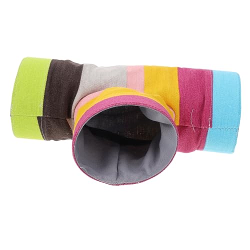 CORHAD Kleintier Tunnel Bunt Hamster Versteck Haus mit Geräumigem Innenraum für Meerschweinchen Mäuse und Kleine Haustiere Multifunktional als Nest und Spielplatz CORHAD Kleintier Tunnel Bunt Hamster Versteck Haus mit Geräumigem Innenraum für Meerschweinchen Mäuse und Kleine Haustiere Multifunktional als Nest und Spielplatz von CORHAD