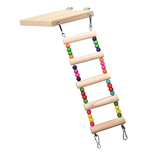 CORHAD Papagei Kletterleiter Aus Holz Bunte Trainingsleiter Für Vögel Spielzeug Mit Mehreren Farben Für Spaß Und Bewegung Für Wellensittiche Und Andere Haustiere CORHAD Papagei Kletterleiter Aus Holz Bunte Trainingsleiter Für Vögel Spielzeug Mit Mehreren Farben Für Spaß Und Bewegung Für Wellensittiche Und Andere Haustiere von CORHAD